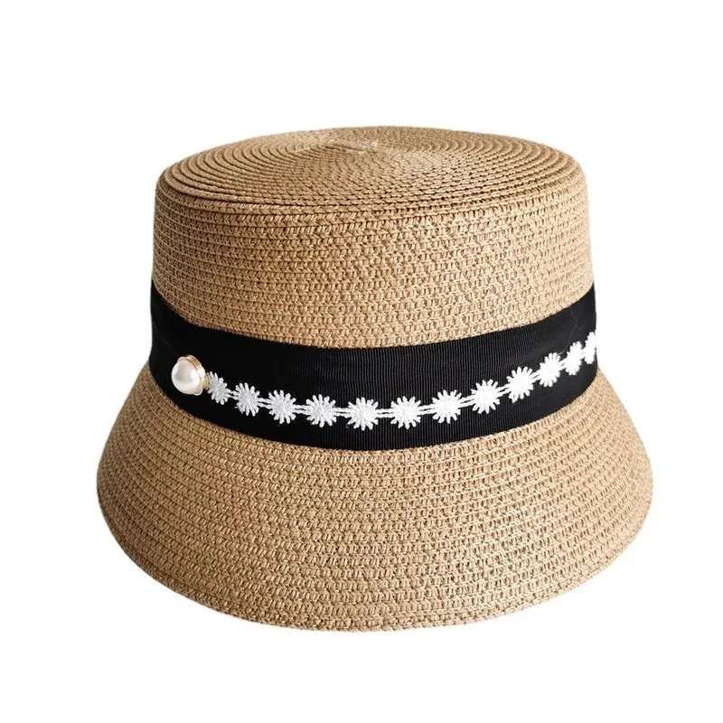 Summer New Bucket Hat Female Korean Small Daisy Flower Basin Cap Fashion Outing Straw Hat Beach Sunscreen Panama Fisherman Caps
Summer New Bucket Hat Female Korean Small Daisy Flower Basin Cap Fashion Outing Straw Hat Beach Sunscreen Panama Fisherman Caps
