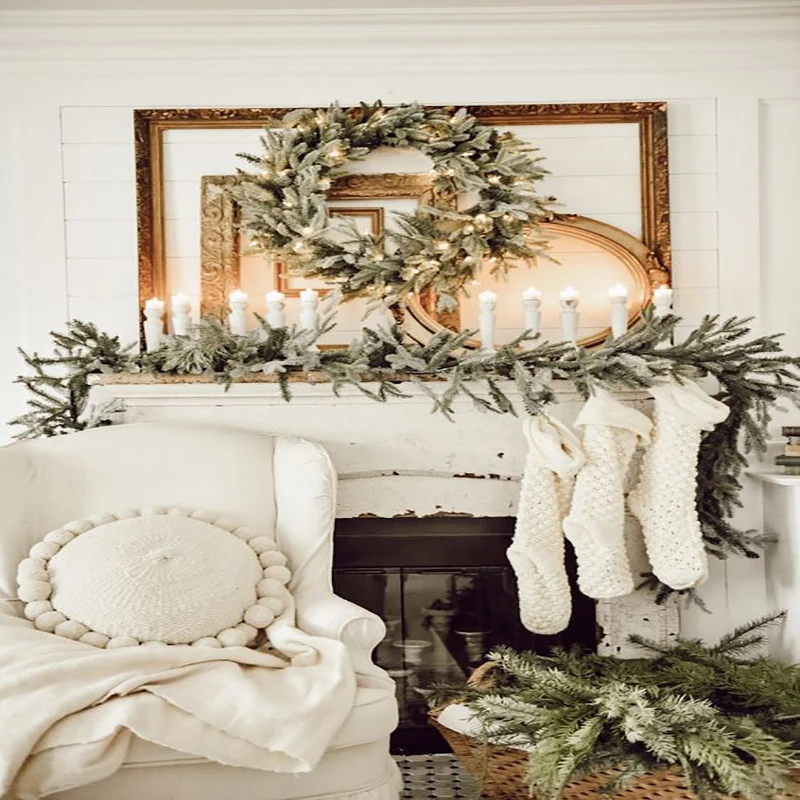 Halloween Christmas Decoration Wreath Artificial Vine Hanging Floral Foliage Garland for New Year Xmas Lanyard Vine Navidad
Halloween Christmas Decoration Wreath Artificial Vine Hanging Floral Foliage Garland for New Year Xmas Lanyard Vine Navidad