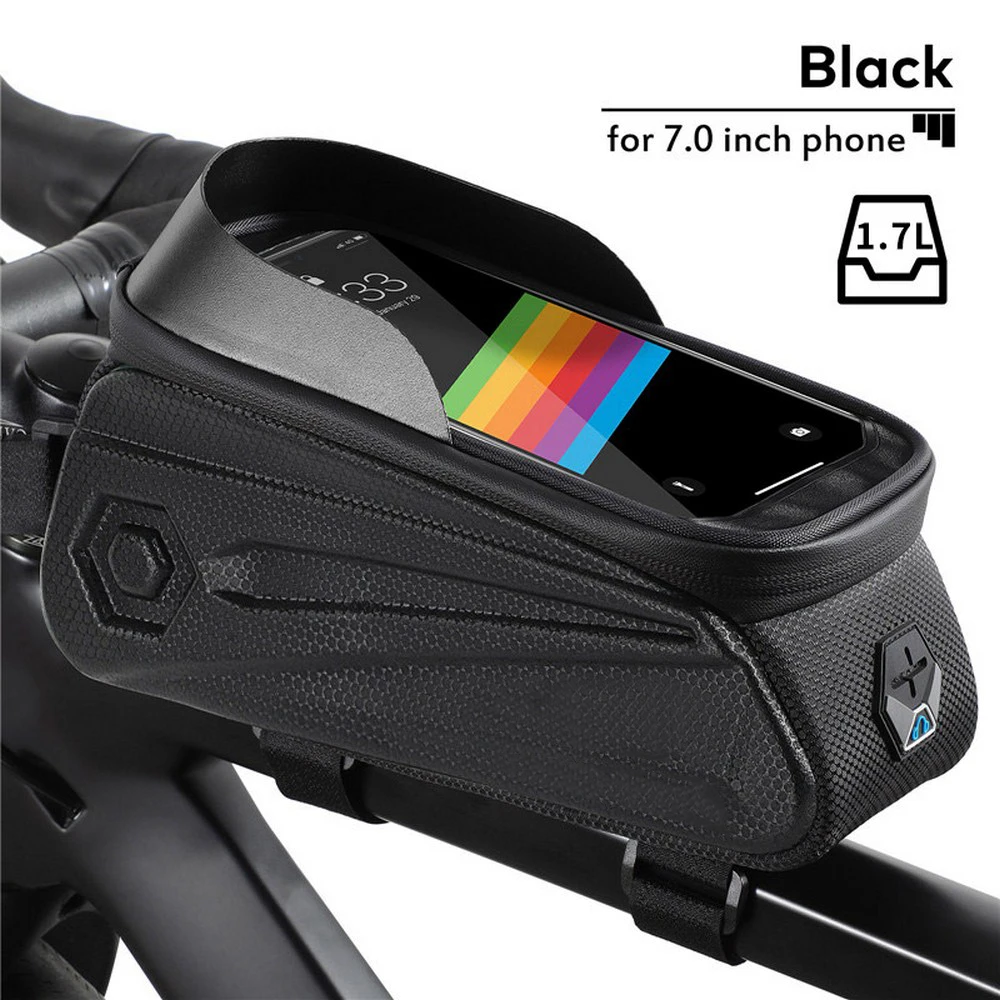 7 Inch Waterproof Bike Bicycle Mobile Phone Holder Bag Front Tube Pouch Frame Pannier
7 Inch Waterproof Bike Bicycle Mobile Phone Holder Bag Front Tube Pouch Frame Pannier
