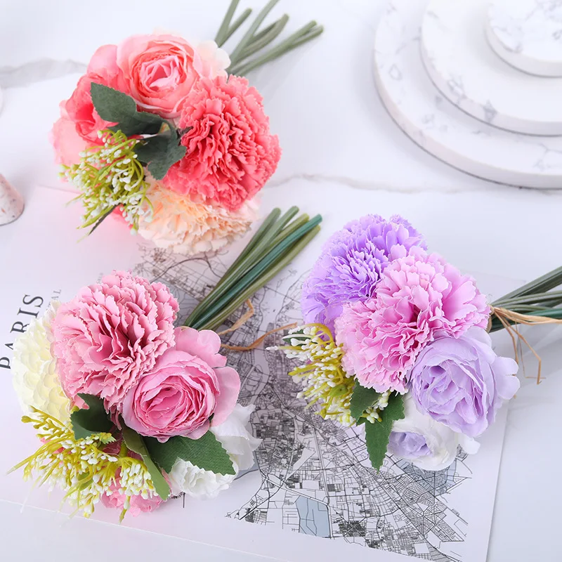 6pcs artificial flower wedding hydrangea indoor home living room dining table silk flower artificial flower decoration head
6pcs artificial flower wedding hydrangea indoor home living room dining table silk flower artificial flower decoration head