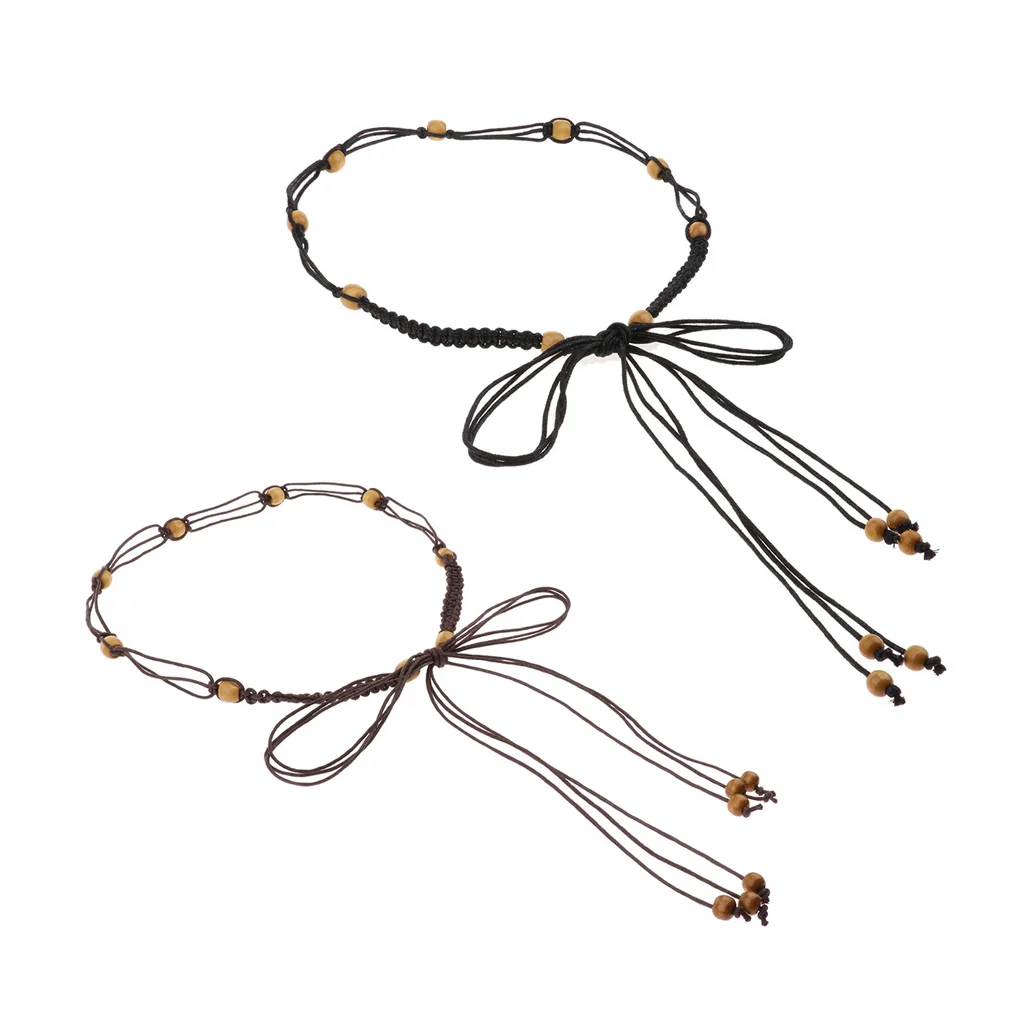Braided Waist Belt Strap Rope Woven Waistband Bohemian Style For Women 
Braided Waist Belt Strap Rope Woven Waistband Bohemian Style For Women