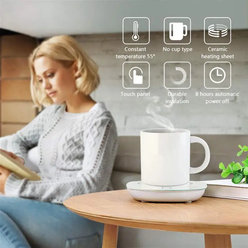 kitchen Appliance Coffee Mug Warmer with Automatic Shut Off Cup Warmer for Coffee Tea Milk New Year Valentine's Day Gift
kitchen Appliance Coffee Mug Warmer with Automatic Shut Off Cup Warmer for Coffee Tea Milk New Year Valentine's Day Gift