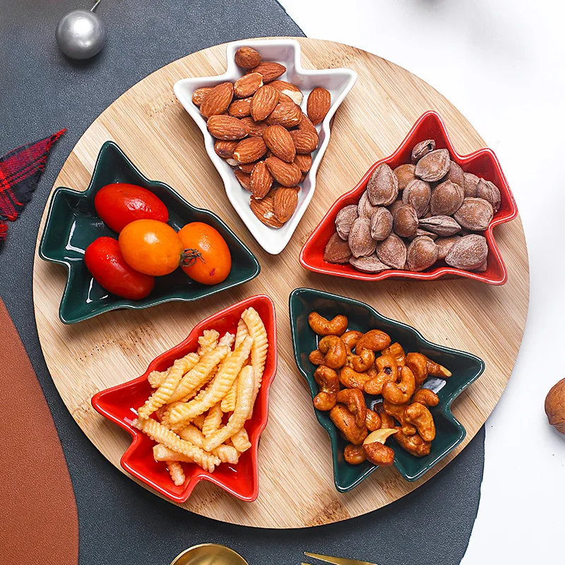 Creative Christmas Tree Shape Rotatable Candy Nuts Dry Fruits Ceramic Plate Snack Dishes Bowl Breakfast Tray Wedding Party
Creative Christmas Tree Shape Rotatable Candy Nuts Dry Fruits Ceramic Plate Snack Dishes Bowl Breakfast Tray Wedding Party