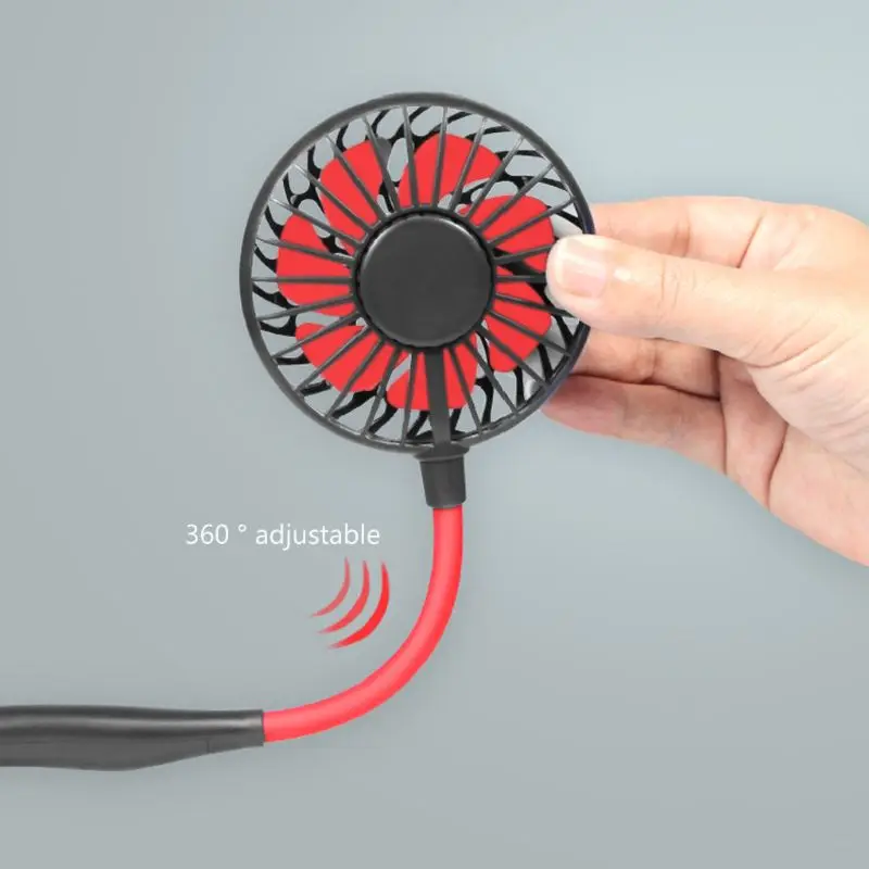 Portable Fan--4 Speed USB Cooling Fan with Colorful Gradient Light-Hand Free Hanging Neck Fan
Portable Fan--4 Speed USB Cooling Fan with Colorful Gradient Light-Hand Free Hanging Neck Fan