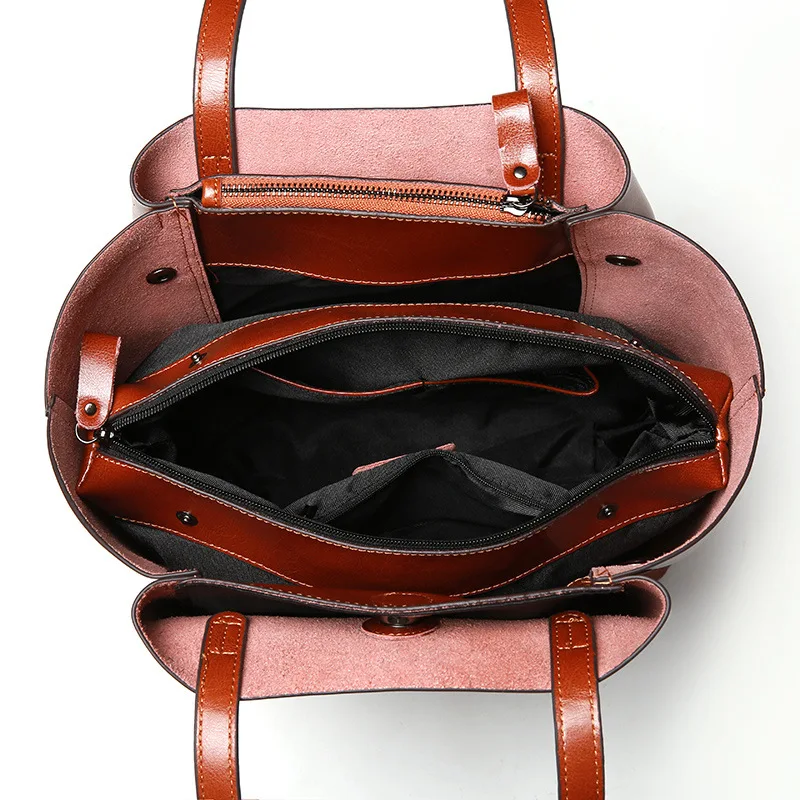 2020 New Woman's Bag Fashion Leather Tote Bag Large-capacity Bag One-shoulder Solid-colored Soft Bag
2020 New Woman's Bag Fashion Leather Tote Bag Large-capacity Bag One-shoulder Solid-colored Soft Bag