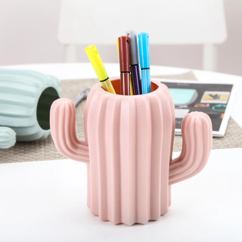 New Creative Cactus Shaped Pen Holder Student Stationery Desktop Container Multifunction Storage Box PE Pen Container
New Creative Cactus Shaped Pen Holder Student Stationery Desktop Container Multifunction Storage Box PE Pen Container