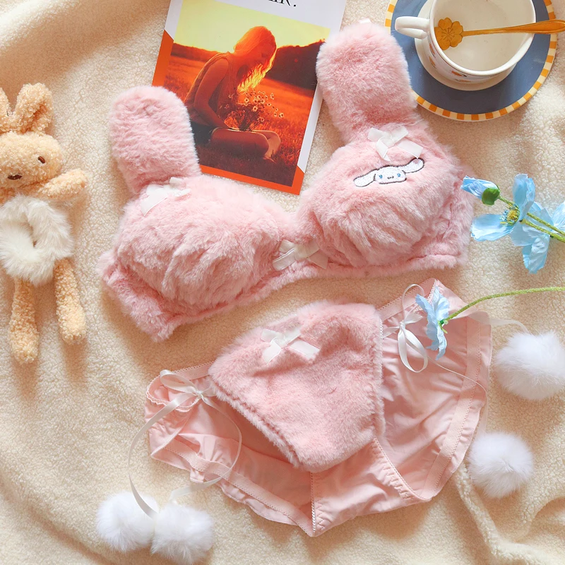 Kawaii Lingerie Ethika Women My Melody Push Up Bra and Panty Set Underwear Plus Size Lolita Girl Briefs Thong Panties White Pink
Kawaii Lingerie Ethika Women My Melody Push Up Bra and Panty Set Underwear Plus Size Lolita Girl Briefs Thong Panties White Pink