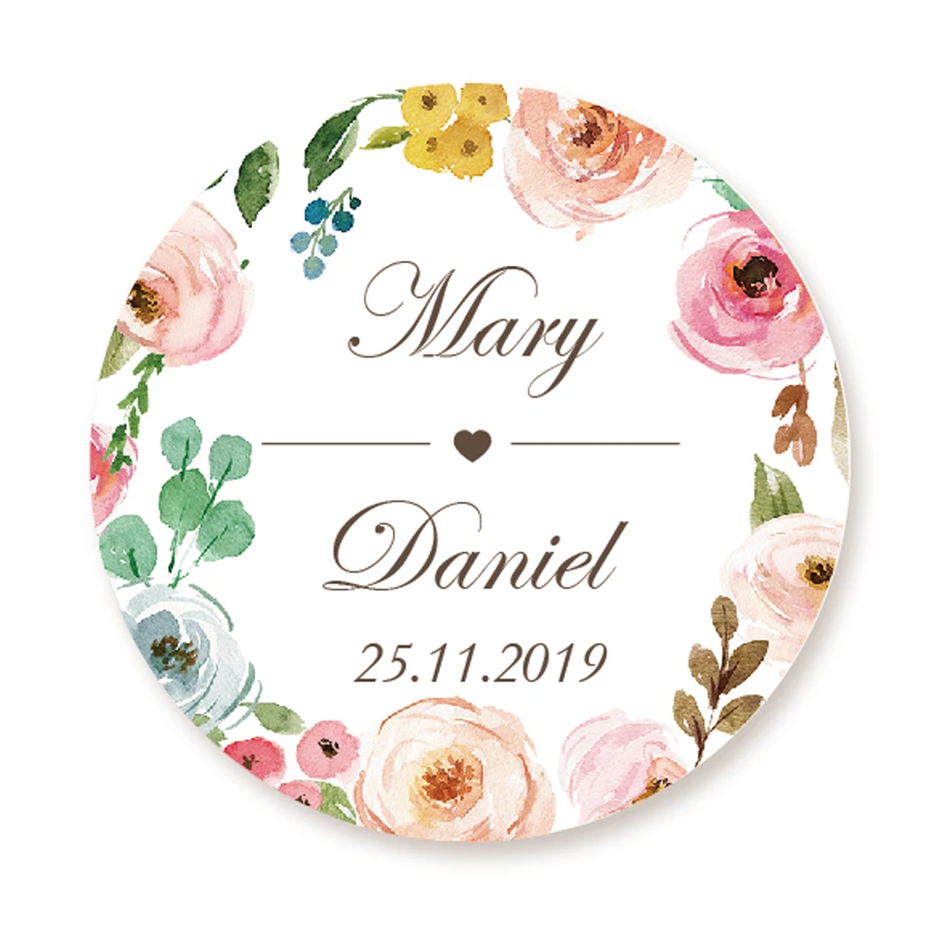 DouxArt 100 Pieces Personalized Wedding Stickers, 4cm Garland Wedding Party Favors Baptism Communion Decoration Gift Box Labels
DouxArt 100 Pieces Personalized Wedding Stickers, 4cm Garland Wedding Party Favors Baptism Communion Decoration Gift Box Labels