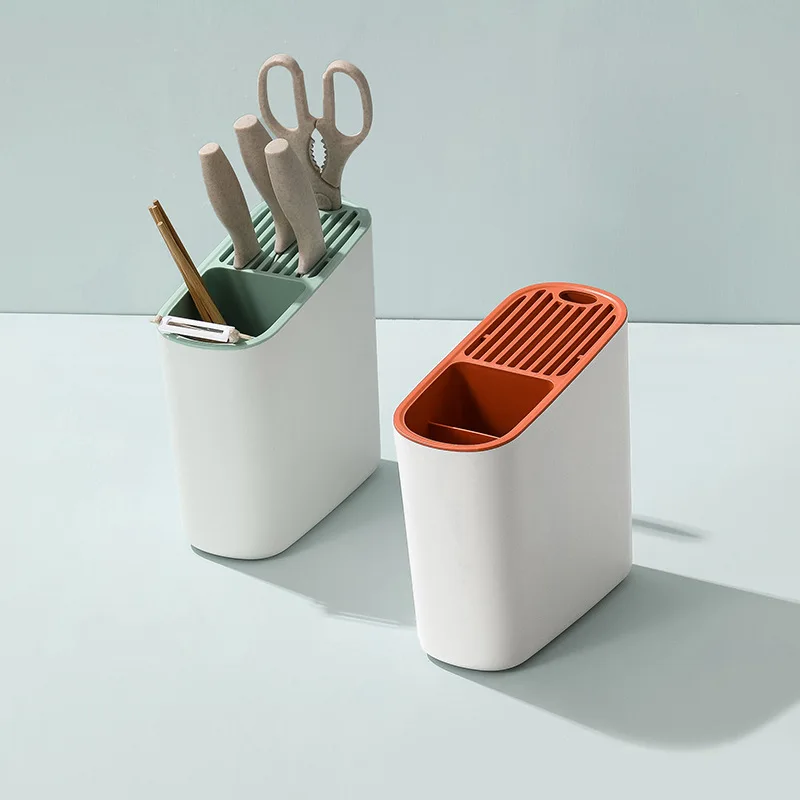Multifunctional Knife Holder Plastic Inclined Surface Drain Chopstick Holder Kitchen Utensils Knife Holder Storage Box
Multifunctional Knife Holder Plastic Inclined Surface Drain Chopstick Holder Kitchen Utensils Knife Holder Storage Box