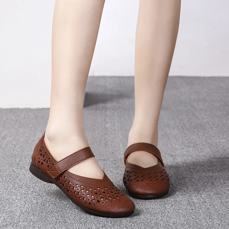 Туфли женские ручной работы из ПУ кожи, плоская подошва, лоферы, с вырезами, сандалии-гладиаторы, Ретро стиль, 2021 
Туфли женские ручной работы из ПУ кожи, плоская подошва, лоферы, с вырезами, сандалии-гладиаторы, Ретро стиль, 2021