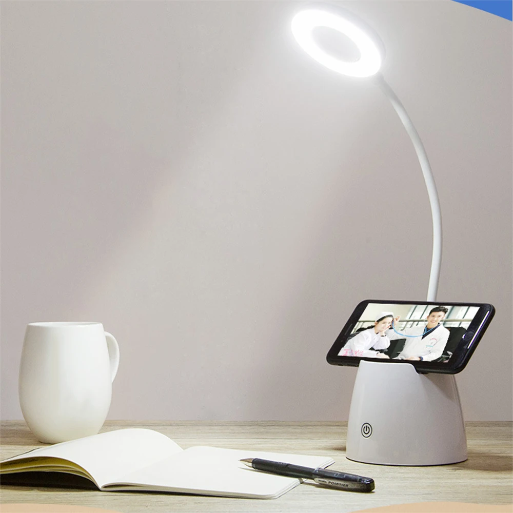 Folding LED Desk Lamp Touch On/Off Switch Eye Protection Table Light Portable USB Rechargeable Desk Lights With Pen Holder
Folding LED Desk Lamp Touch On/Off Switch Eye Protection Table Light Portable USB Rechargeable Desk Lights With Pen Holder