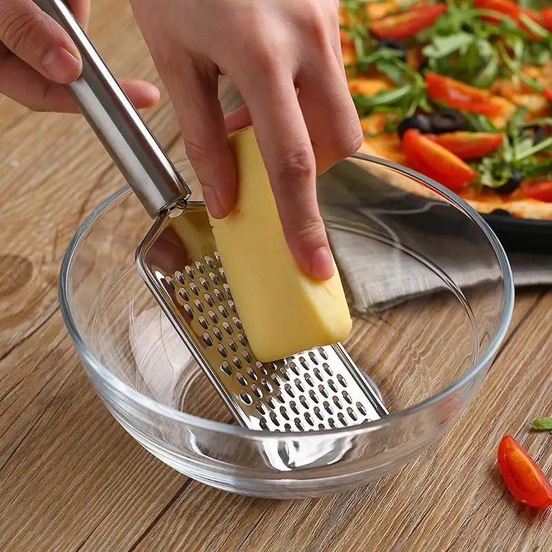 Lemon Zester Cheese Grater Multi-purpose Stainless Steel Sharp Vegetable Fruit Tool FHJ889
Lemon Zester Cheese Grater Multi-purpose Stainless Steel Sharp Vegetable Fruit Tool FHJ889
