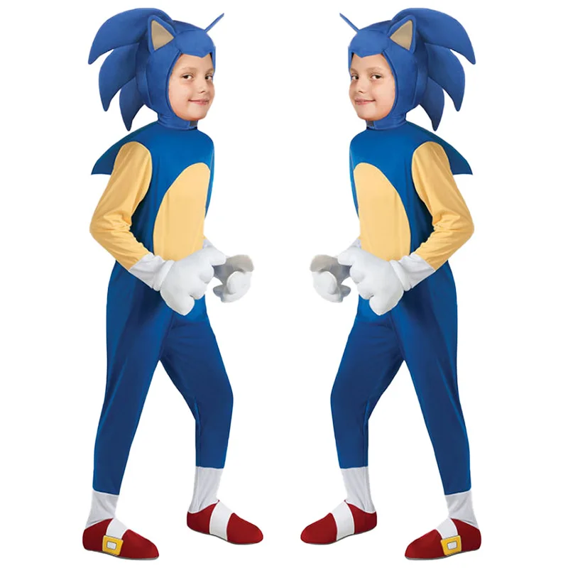 Kid Carnival Party Anime Sonic Cosplay Jumpsuit Children Girls Boys Video Game Character Headgear Role Playing Halloween Costume 
Kid Carnival Party Anime Sonic Cosplay Jumpsuit Children Girls Boys Video Game Character Headgear Role Playing Halloween Costume