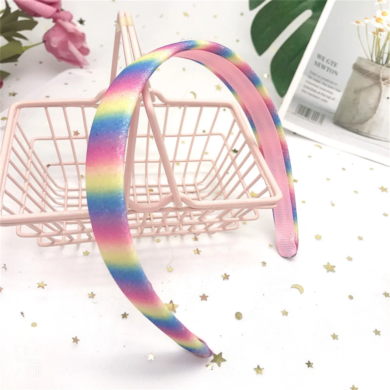 Headband Rainbow Hair Band Multicolor Hair Accessories 8pcs Sweet Shiny Fashion Aesthetic Creative Simple Headbands For Women
Headband Rainbow Hair Band Multicolor Hair Accessories 8pcs Sweet Shiny Fashion Aesthetic Creative Simple Headbands For Women