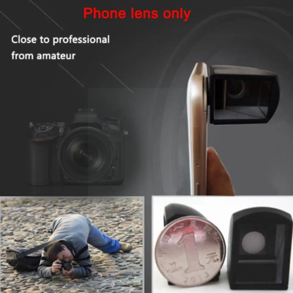 Black Mobile Phone Lens Prism Magnetic For Mobile Phone 90 Degree Corner Lens Easily Shoot From Multiple Angles Y1b2
Black Mobile Phone Lens Prism Magnetic For Mobile Phone 90 Degree Corner Lens Easily Shoot From Multiple Angles Y1b2