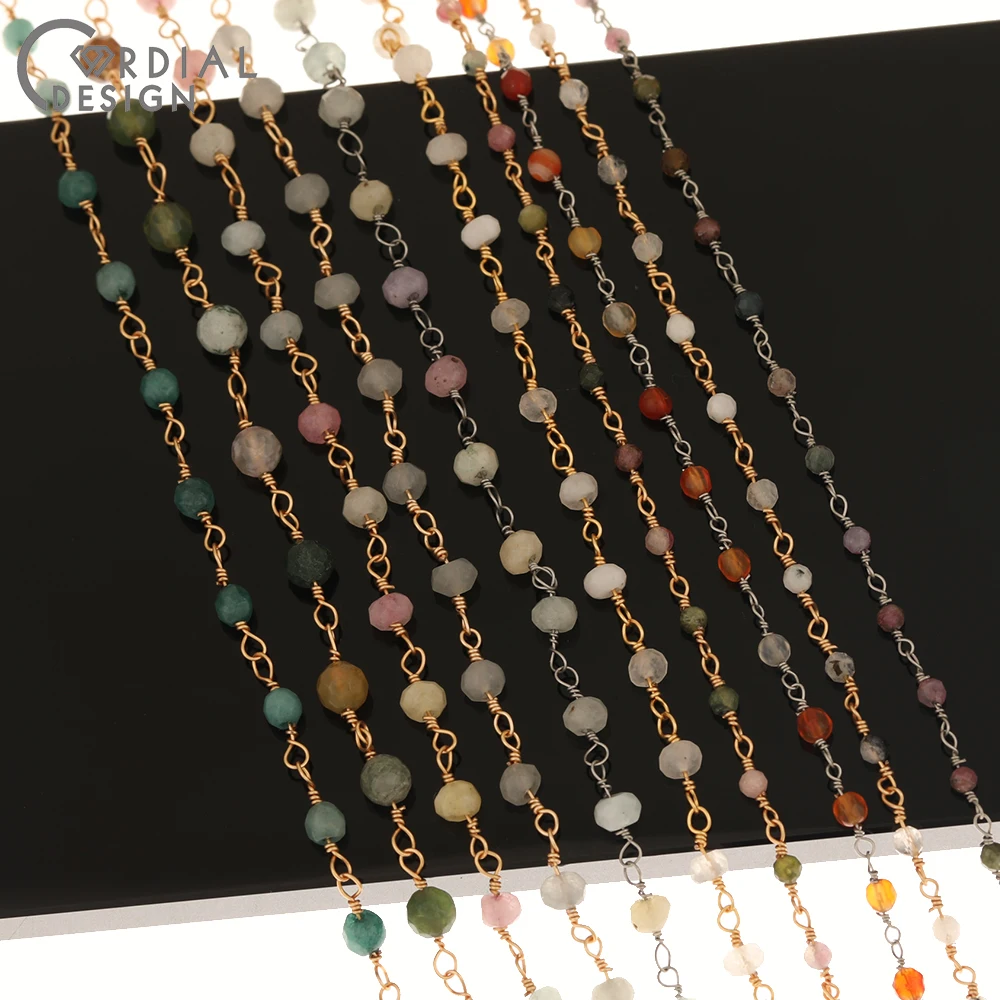 Cordial Design Jewelry Accessories/Stainless Steel Chains/Hand Made/Jewelry Findings & Components/Natural Crystal/DIY Chain
Cordial Design Jewelry Accessories/Stainless Steel Chains/Hand Made/Jewelry Findings & Components/Natural Crystal/DIY Chain