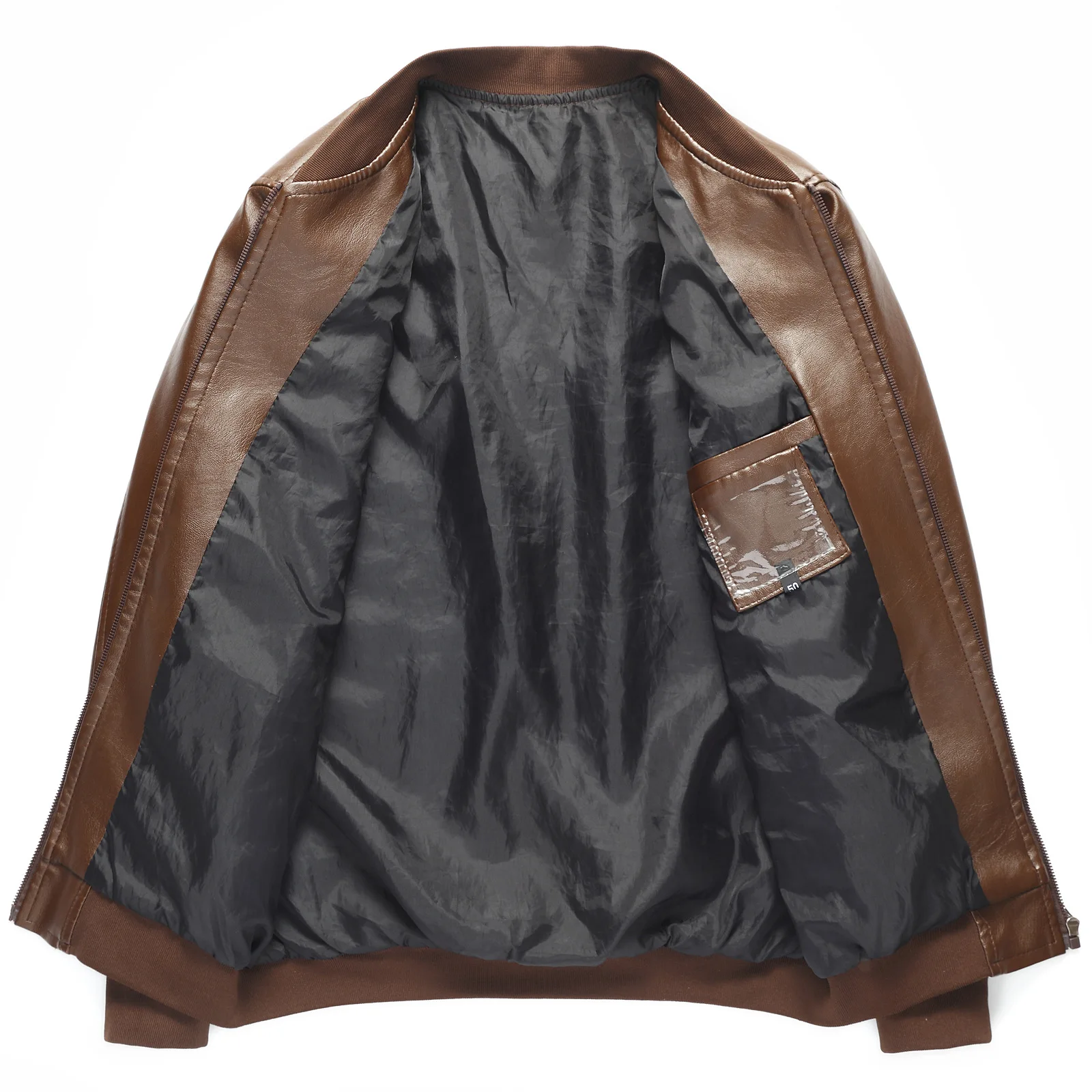 2020 New Autumn Baseball Collar Slim Fit Trendy Handsome Leather Jacket Youth Stitching PU Leather Jacket
2020 New Autumn Baseball Collar Slim Fit Trendy Handsome Leather Jacket Youth Stitching PU Leather Jacket