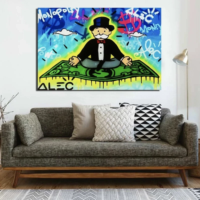 Alec Monopoly Sit On The Money Canvas Painting Pictures Hd Printed Wall Art Poster Living Room Home Decoration Modular Framed
Alec Monopoly Sit On The Money Canvas Painting Pictures Hd Printed Wall Art Poster Living Room Home Decoration Modular Framed