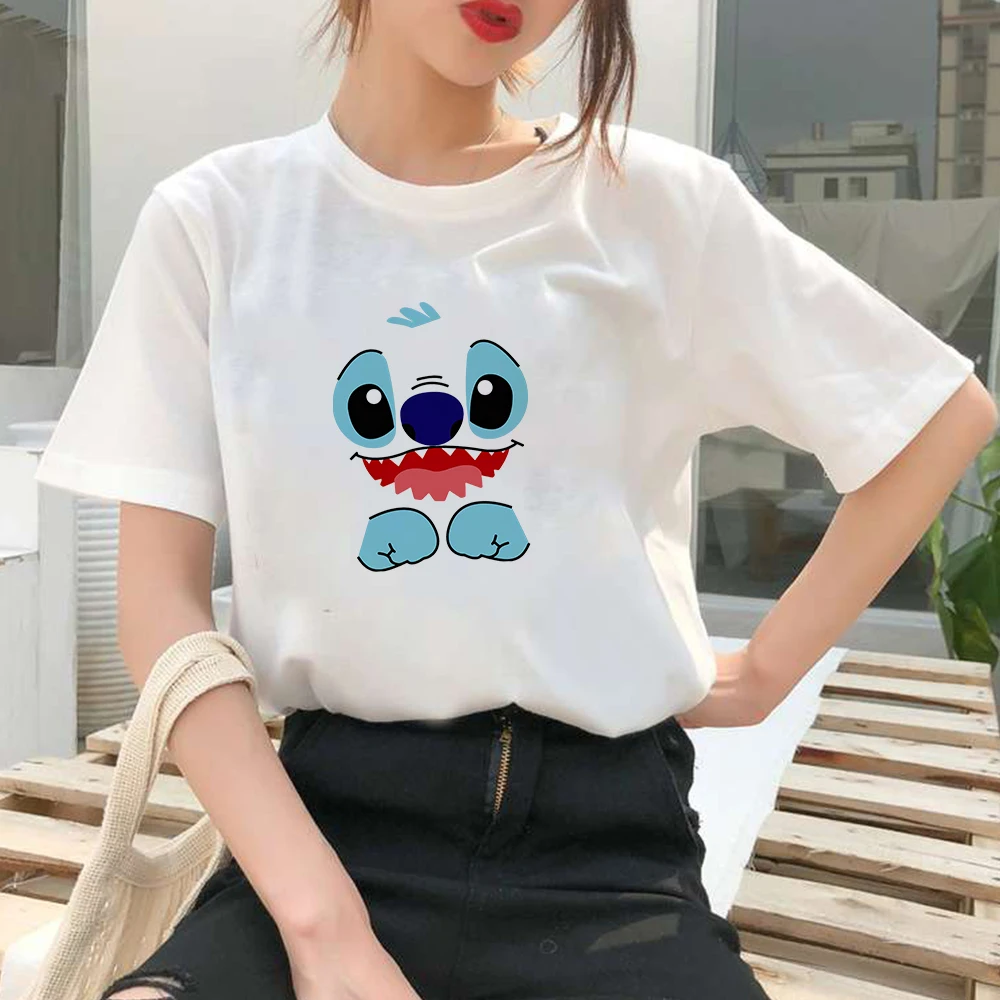 Disney Fashion Design Stitch Printed Women's shirt Streetwear Creative Clothes T-shirt Vogue Chile Hot Tops Lady Trend T-shirts
Disney Fashion Design Stitch Printed Women's shirt Streetwear Creative Clothes T-shirt Vogue Chile Hot Tops Lady Trend T-shirts