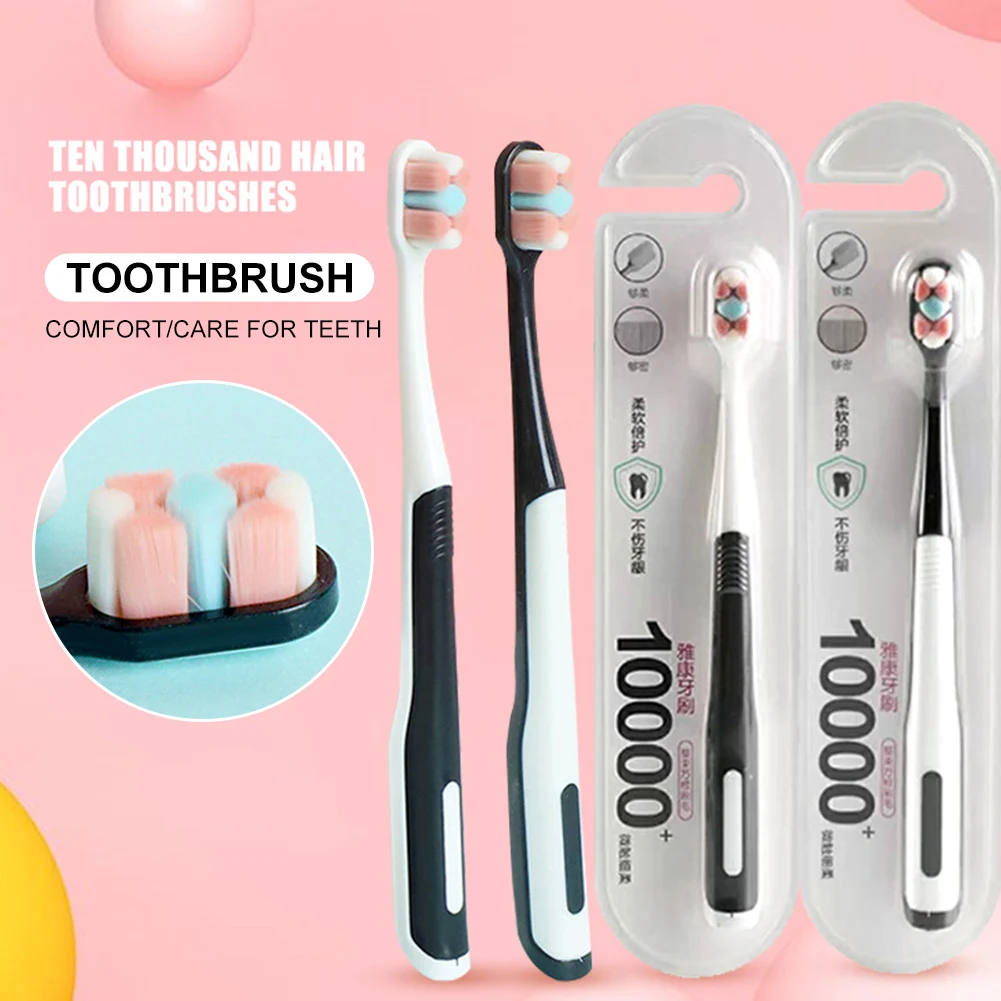 Ultra-Fine Soft Hair Toothbrush Fiber Nano Tooth Brush Full Cleaning Oral Hygiene Care Toothbrush Dental Care Clean your teeth
Ultra-Fine Soft Hair Toothbrush Fiber Nano Tooth Brush Full Cleaning Oral Hygiene Care Toothbrush Dental Care Clean your teeth