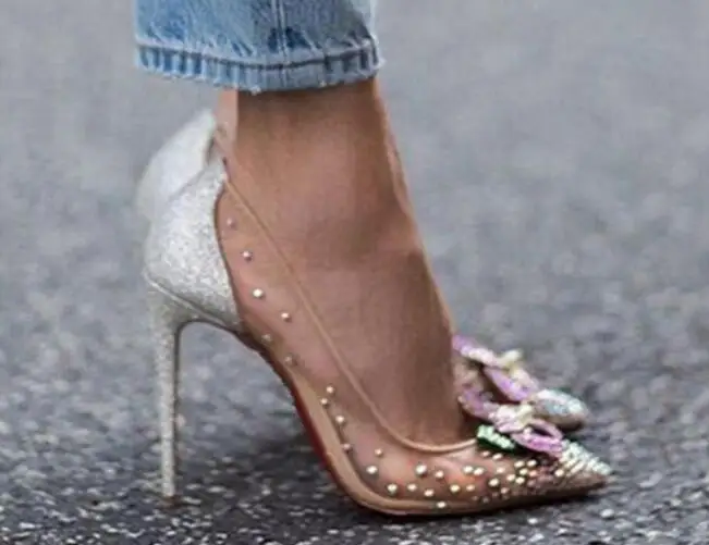 Newest Woman Fashion Flowers Pearls Mesh Diamond Pointed Toe Pumps Lady Bling Shallow Crystal Back Stiletto Heels Bride Shoes
Newest Woman Fashion Flowers Pearls Mesh Diamond Pointed Toe Pumps Lady Bling Shallow Crystal Back Stiletto Heels Bride Shoes