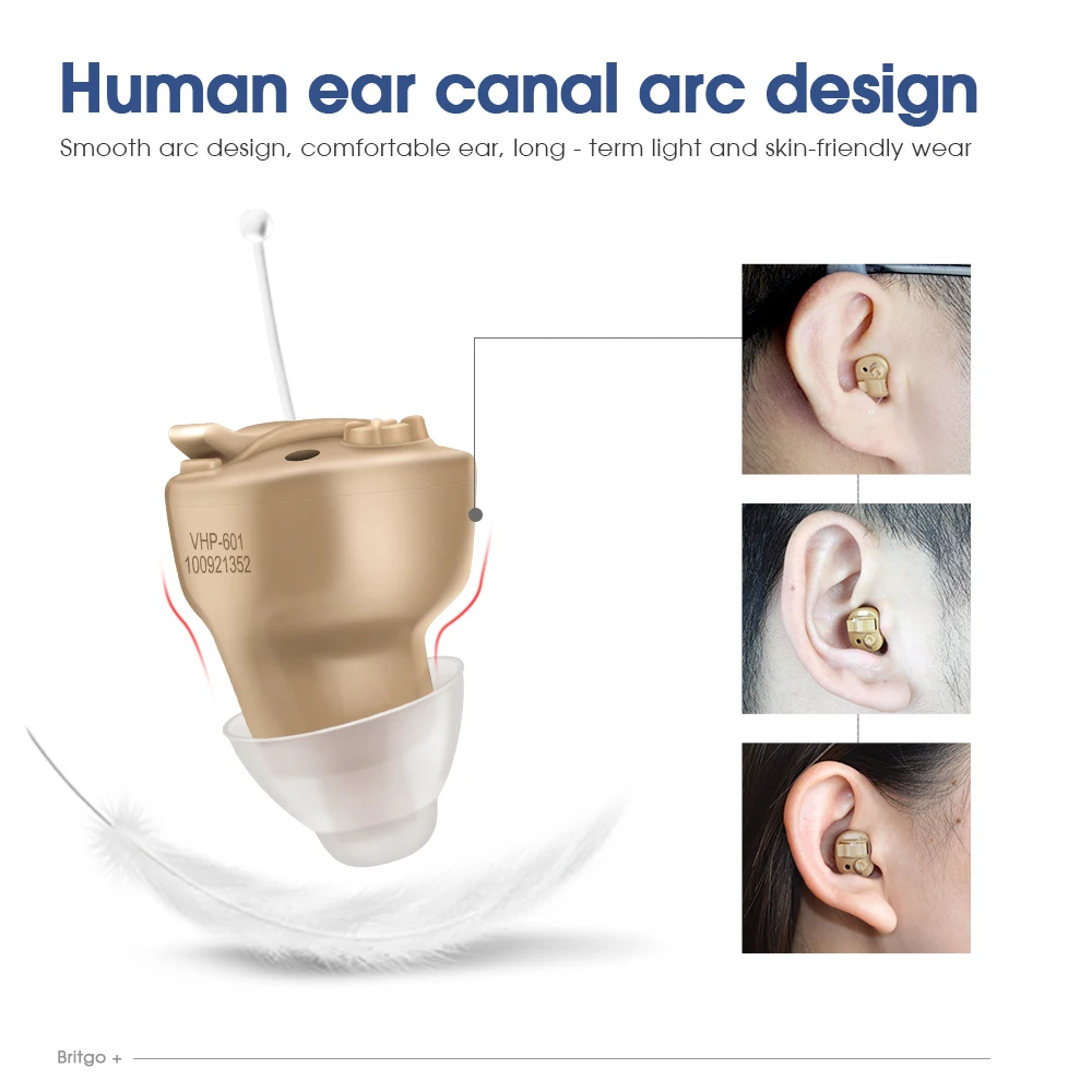 Mini Hearing Aid,Intelligent Noise Reduction,Digital Adjustable Wireless In Ear Invisible Portable Sound Amplifier VHP-601
Mini Hearing Aid,Intelligent Noise Reduction,Digital Adjustable Wireless In Ear Invisible Portable Sound Amplifier VHP-601