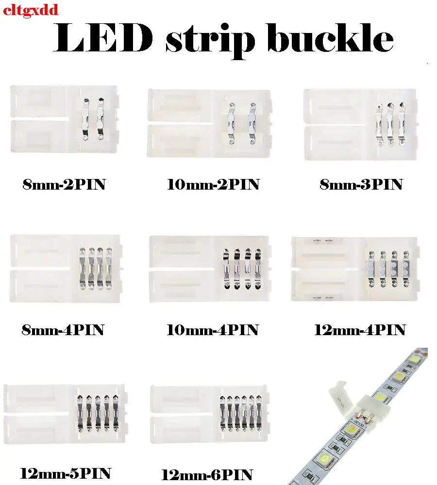 10PCS 2/3/4/5/6 PIN 8/10/12mm LED light bar buckle connector clip LED light bar solder-free connector buckle
10PCS 2/3/4/5/6 PIN 8/10/12mm LED light bar buckle connector clip LED light bar solder-free connector buckle