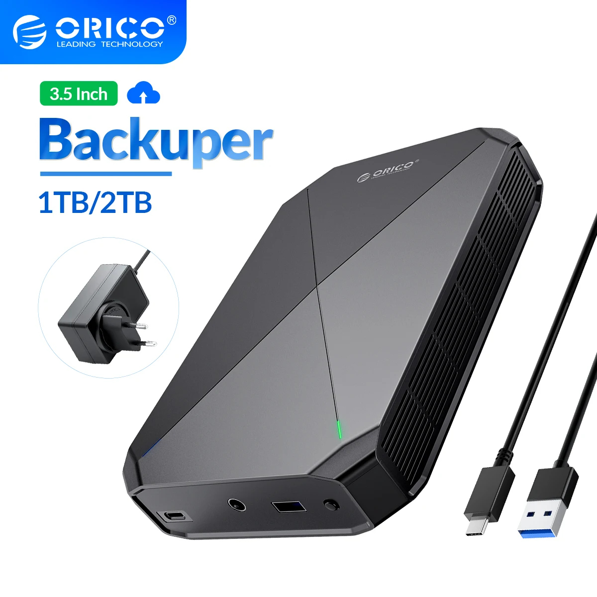 ORICO 3.5 inch Desktop Data Backup 3.5'' Backuper Backup Android Phone to PC Laptop Mac Backup Whatsapp with HDD Backup and Sync
ORICO 3.5 inch Desktop Data Backup 3.5'' Backuper Backup Android Phone to PC Laptop Mac Backup Whatsapp with HDD Backup and Sync
