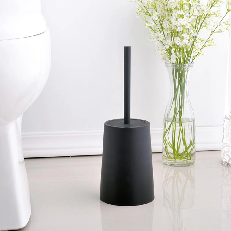 Toilet Brush With Black Bracket For Bathroom Modern Design Toilet Brush With Lid Toilet Cleaning Kit Toilet Cleaning Supplies
Toilet Brush With Black Bracket For Bathroom Modern Design Toilet Brush With Lid Toilet Cleaning Kit Toilet Cleaning Supplies