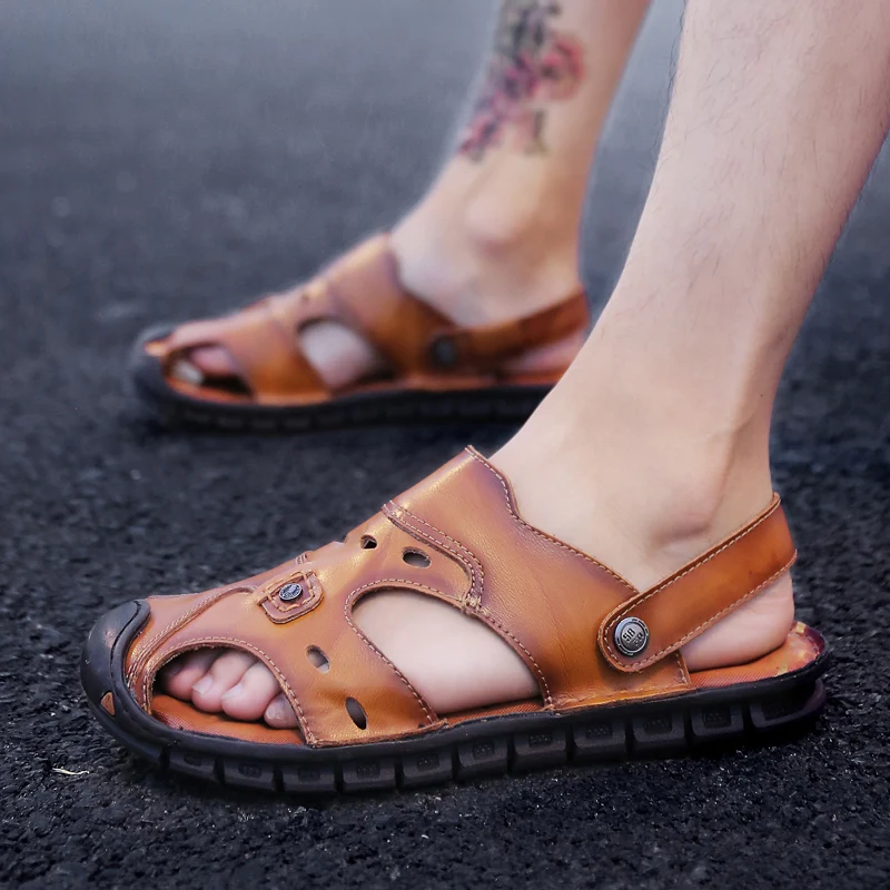 Sandalet Erkek Sandals Men Sandalias De Verano Para Hombre Zandalias For 2020 Sandals-men Sandalia Masculina Couro
Sandalet Erkek Sandals Men Sandalias De Verano Para Hombre Zandalias For 2020 Sandals-men Sandalia Masculina Couro