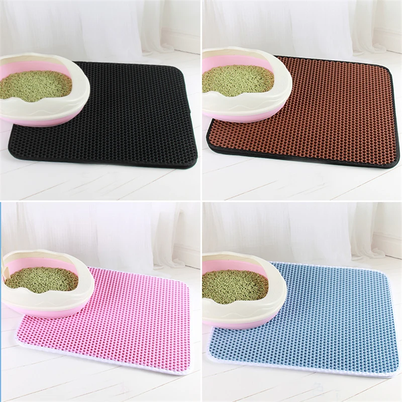 Waterproof Pet Cat Litter Mat Eva Double Layer Lit Honeycomb Mat For Cat Litter Easy Clean Locker Mat Brown Grey Blue Pet Mat
Waterproof Pet Cat Litter Mat Eva Double Layer Lit Honeycomb Mat For Cat Litter Easy Clean Locker Mat Brown Grey Blue Pet Mat