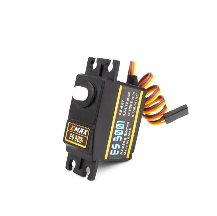 Original EMAX ES3001 43g Analog Standard Servo for RC Vehicles Airplane Car Boat Helicopter
Original EMAX ES3001 43g Analog Standard Servo for RC Vehicles Airplane Car Boat Helicopter