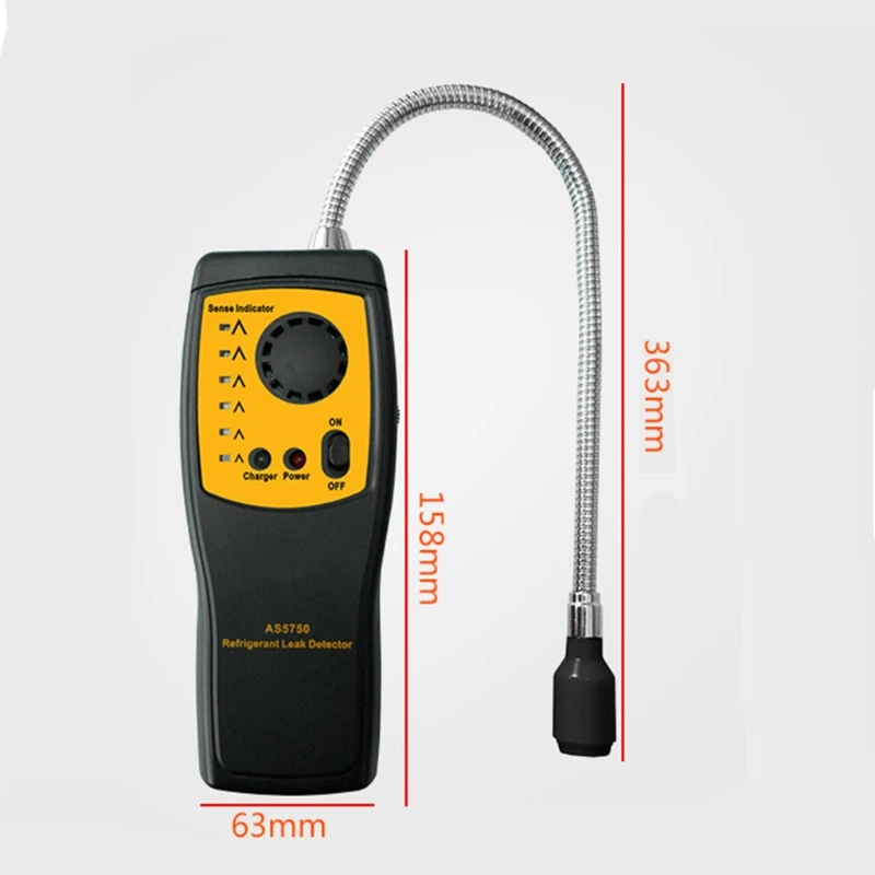 AS5750/AS5750L Refrigerant Gas analyzer Freon Gas Leaking Tester Air Conditioning Refrigerant Gas Leak Indication Light & Alarm
AS5750/AS5750L Refrigerant Gas analyzer Freon Gas Leaking Tester Air Conditioning Refrigerant Gas Leak Indication Light & Alarm
