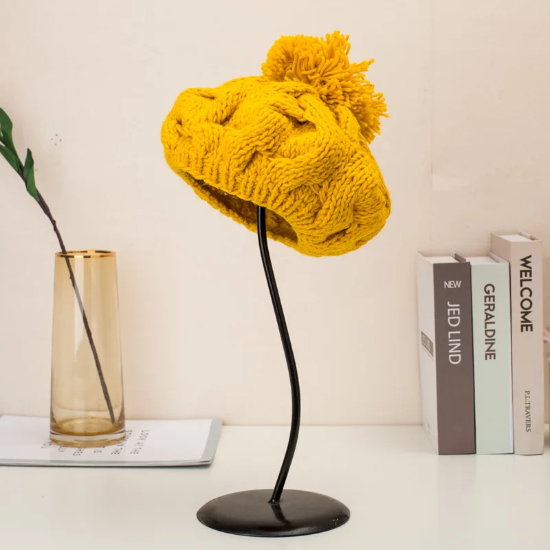 Теплый осенне-зимний женский вязаный берет, шапки, однотонные мешковатые шапки, милые шапки с помпоном в виде черепа для девочек, женские ша...
Теплый осенне-зимний женский вязаный берет, шапки, однотонные мешковатые шапки, милые шапки с помпоном в виде черепа для девочек, женские ша...