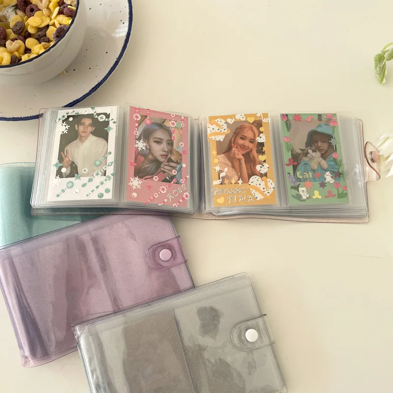 64 Pocket Korean Kpop Photocard Album Ins Candy Color Photo Card Holder Shinny Cover With Buckle 3 Inch Polaroid Film Organize
64 Pocket Korean Kpop Photocard Album Ins Candy Color Photo Card Holder Shinny Cover With Buckle 3 Inch Polaroid Film Organize