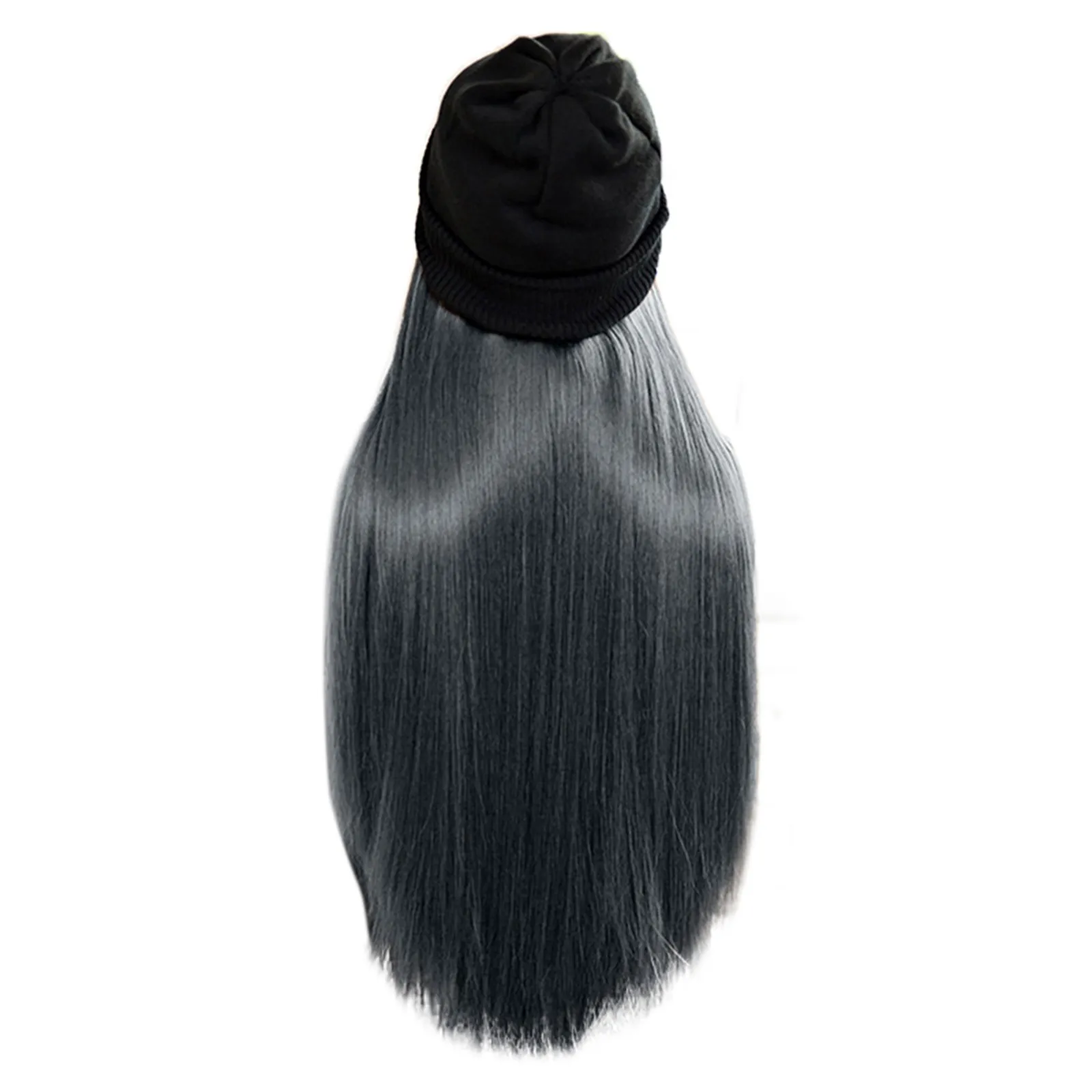 70cm/28inch Creative Hat Wig With Hair Attached Long Straight Wig Hat Hooded Wig Winter Cap Caps Casual Women Wig Hats with Hair
70cm/28inch Creative Hat Wig With Hair Attached Long Straight Wig Hat Hooded Wig Winter Cap Caps Casual Women Wig Hats with Hair
