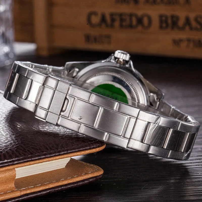 GMT Men's Watch Stainless Steel Bracelet Calendar Business Luxury Mechanical Movement Automatic 4-Hand Men's Watch AAA
GMT Men's Watch Stainless Steel Bracelet Calendar Business Luxury Mechanical Movement Automatic 4-Hand Men's Watch AAA