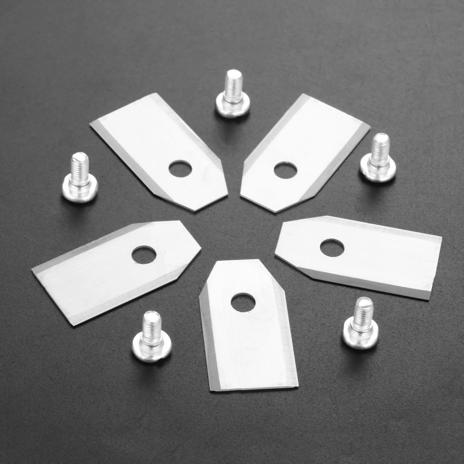 30Pcs 0.75mm Lawnmower Blades Mower Replacement Blade For Husqvarna Automower with Screws
30Pcs 0.75mm Lawnmower Blades Mower Replacement Blade For Husqvarna Automower with Screws