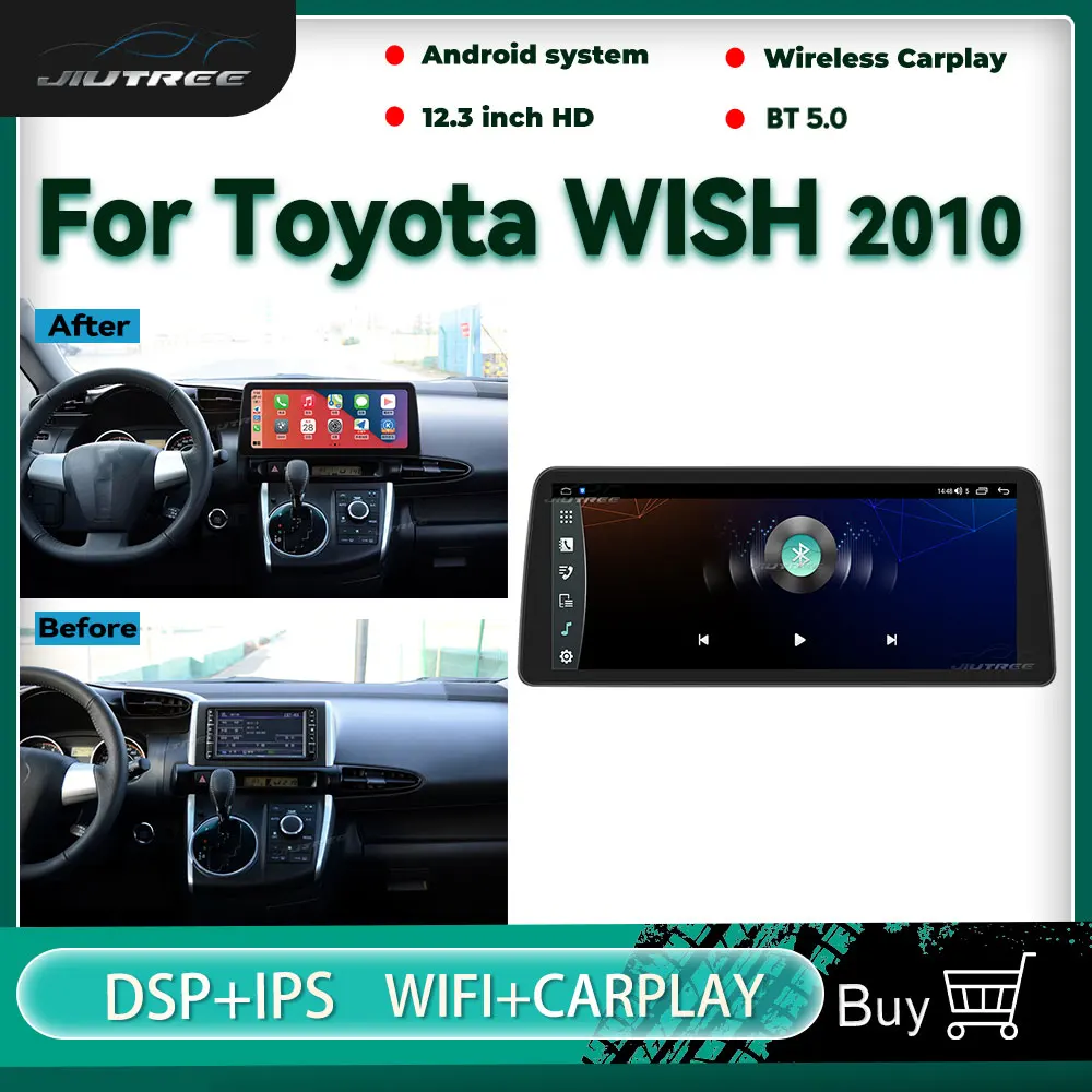 Автомагнитола 2Din на Android с горизонтальным экраном 12,3 дюйма для Toyota WISH 2010, автомобильный стерео Мультимедийный плеер с GPS-навигацией, головно...
Автомагнитола 2Din на Android с горизонтальным экраном 12,3 дюйма для Toyota WISH 2010, автомобильный стерео Мультимедийный плеер с GPS-навигацией, головно...