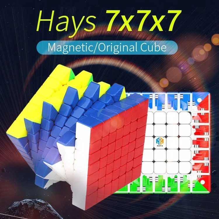 Магнитный куб Yuxin Hays 7x7x7 Магическая скорость 7x7 Оригинальный Куб профессиональный