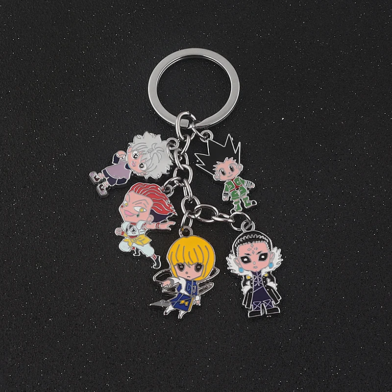 Anime Hunter x Hunter Keychain GON Killua Zoldyck Kurapika Leorio Hisoka Figures Accessories Car Keyring Jewelry Gift
Anime Hunter x Hunter Keychain GON Killua Zoldyck Kurapika Leorio Hisoka Figures Accessories Car Keyring Jewelry Gift