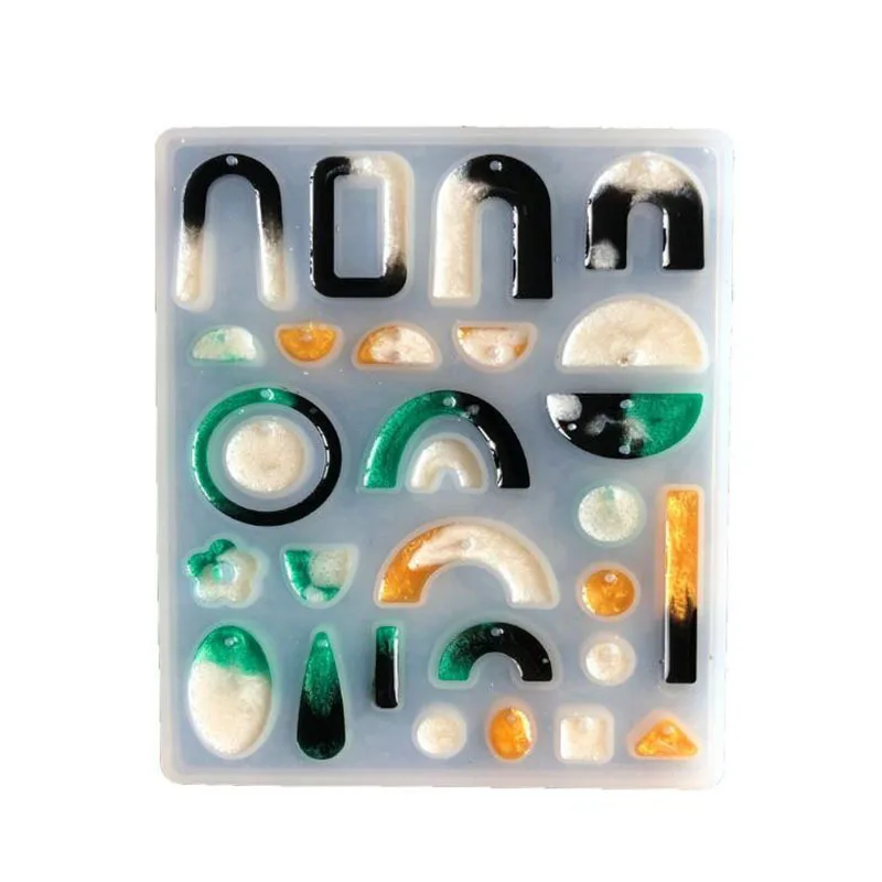 Resin Mirror DIY Crystal Epoxy Earring Ear Pendant Mould Geometric Collection Mould Resin Ring Handmade
Resin Mirror DIY Crystal Epoxy Earring Ear Pendant Mould Geometric Collection Mould Resin Ring Handmade