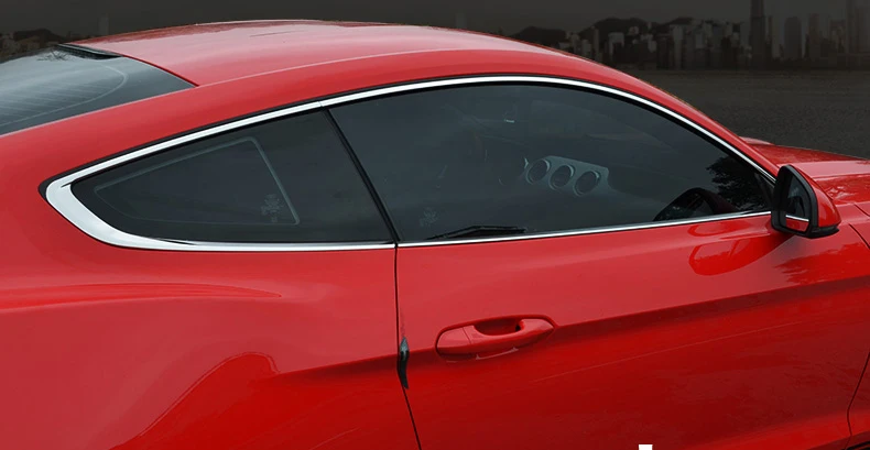 Stainless steel car window car accessories Exterior Window Sill Lid Trims for ford mustang 2015 2016 2017 2018 6th Car Styling
Stainless steel car window car accessories Exterior Window Sill Lid Trims for ford mustang 2015 2016 2017 2018 6th Car Styling