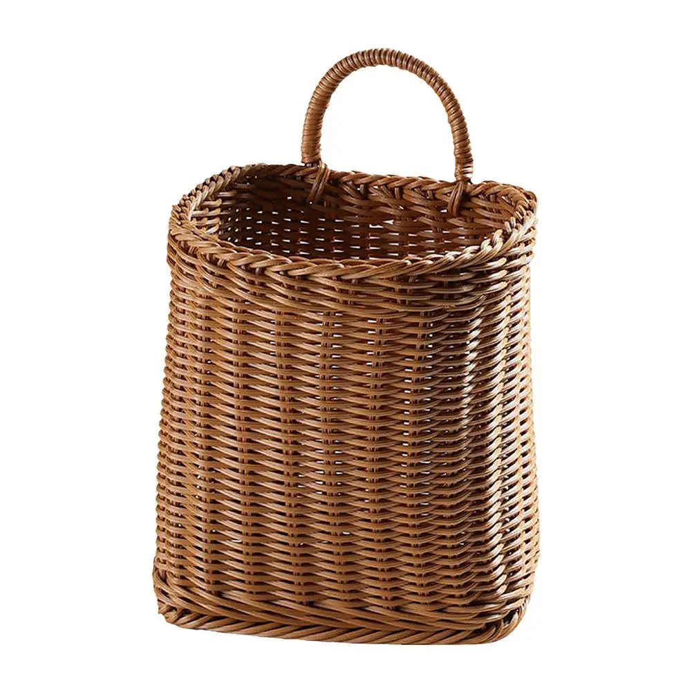 Handmade Woven Basket - Wicker Storage Basket Wall Basket With Integrated Handle Multiple Uses For Home Garden Wedding Wall De
Handmade Woven Basket - Wicker Storage Basket Wall Basket With Integrated Handle Multiple Uses For Home Garden Wedding Wall De