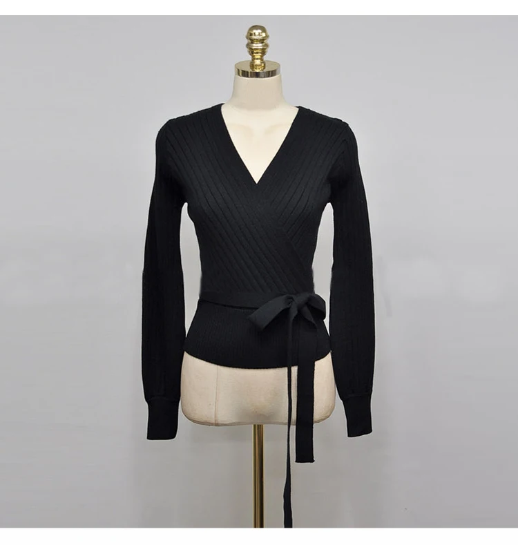 Autumn Stretch Knitted Sweater Top Women Elegant Sexy Elastic Criss-cross bandage Bottoming Sweater
Autumn Stretch Knitted Sweater Top Women Elegant Sexy Elastic Criss-cross bandage Bottoming Sweater