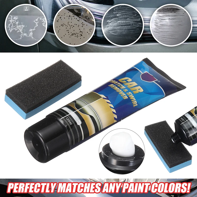 120ml Car Scratch Remover Repair Body Care Maintenance Polishing Wax With Sponge Set Paint Compound Care Accessories
120ml Car Scratch Remover Repair Body Care Maintenance Polishing Wax With Sponge Set Paint Compound Care Accessories