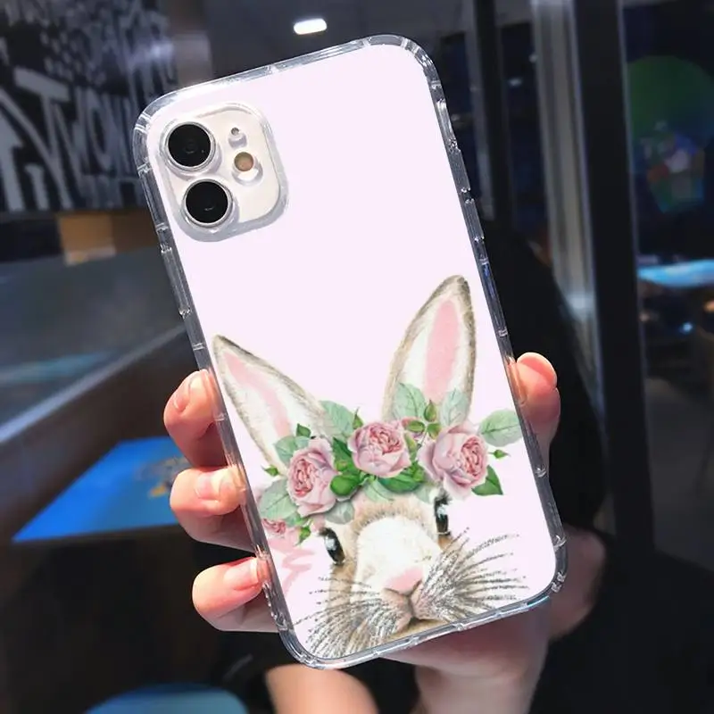 Cute rabbit animal Phone Case Transparent soft For iphone 5 5s 5c se 6 6s 7 8 11 12 plus mini x xs xr pro max
Cute rabbit animal Phone Case Transparent soft For iphone 5 5s 5c se 6 6s 7 8 11 12 plus mini x xs xr pro max