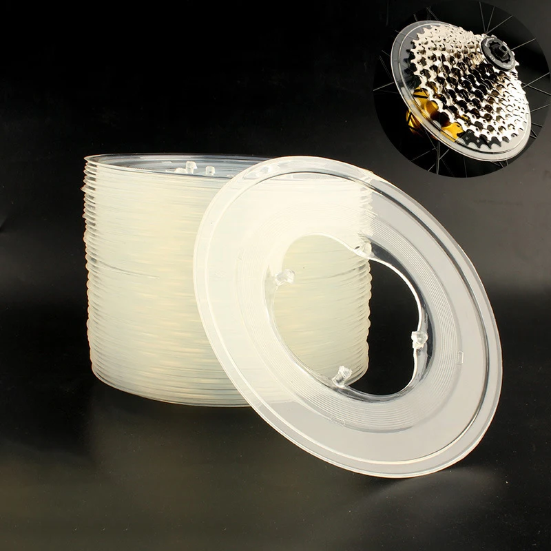 Bicycle Bike Spoke Protector Disc Brake Cassette Drum Flywheel Hubs Protection Cover PE Plastic High Transparency Good Toughness
Bicycle Bike Spoke Protector Disc Brake Cassette Drum Flywheel Hubs Protection Cover PE Plastic High Transparency Good Toughness