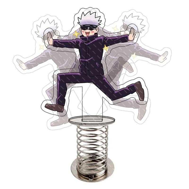 New Jujutsu Kaisen Gojo Satoru Funny Standing Figure Anime Desk Display Stands Ornaments Shaking Shaking Acrylic Standing Plate
New Jujutsu Kaisen Gojo Satoru Funny Standing Figure Anime Desk Display Stands Ornaments Shaking Shaking Acrylic Standing Plate