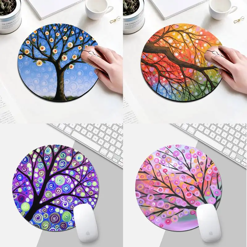 FHNBLJ Beautiful Tree Art Comfort Mouse Mat Gaming Mousepad Round Desk Gamer Gaming Mat For PC Laptop Round Mouse Pad
FHNBLJ Beautiful Tree Art Comfort Mouse Mat Gaming Mousepad Round Desk Gamer Gaming Mat For PC Laptop Round Mouse Pad